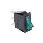 Switch 1-Pole Green 16A 250V 301012