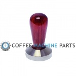 57mm Wooden and Stainless Steel Flat Tamper